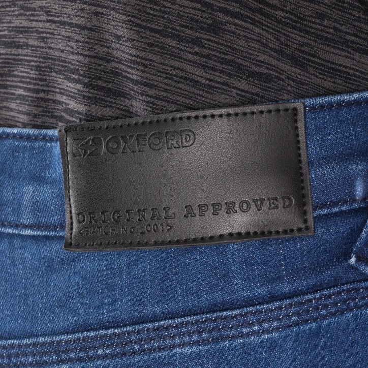 Spodnie jeans motocyklowe Oxford AA Super Stretch Slim granatowe 32 Spodnie jeans motocyklowe Oxford AA Super Stretch Slim granatowe 32