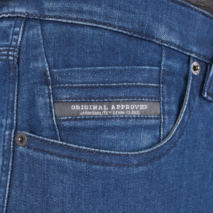 Spodnie jeans motocyklowe Oxford AA Super Stretch Slim granatowe 32 Spodnie jeans motocyklowe Oxford AA Super Stretch Slim granatowe 32