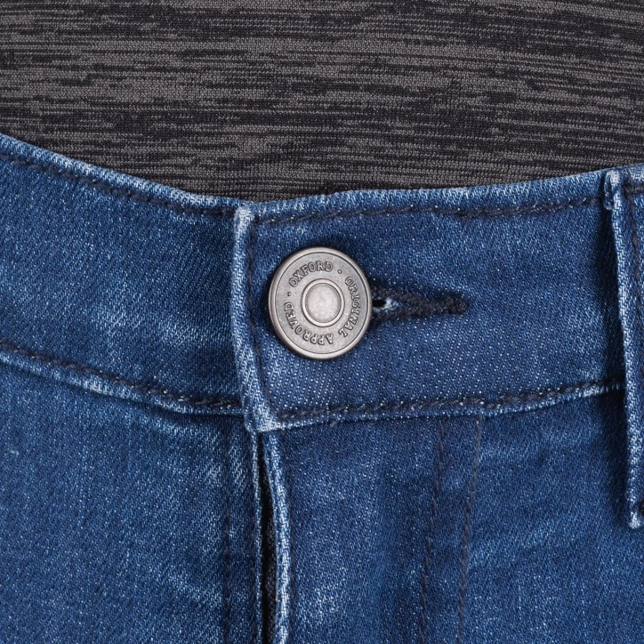 Spodnie jeans motocyklowe Oxford AA Super Stretch Slim granatowe 32 Spodnie jeans motocyklowe Oxford AA Super Stretch Slim granatowe 32