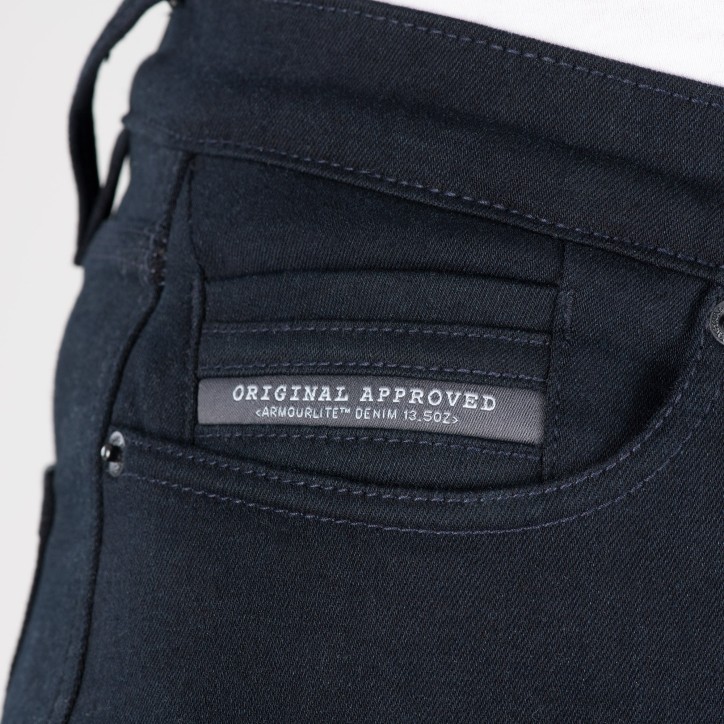 Spodnie jeans motocyklowe Oxford AA Super Stretch Slim granatowe 40 Spodnie jeans motocyklowe Oxford AA Super Stretch Slim granatowe 40