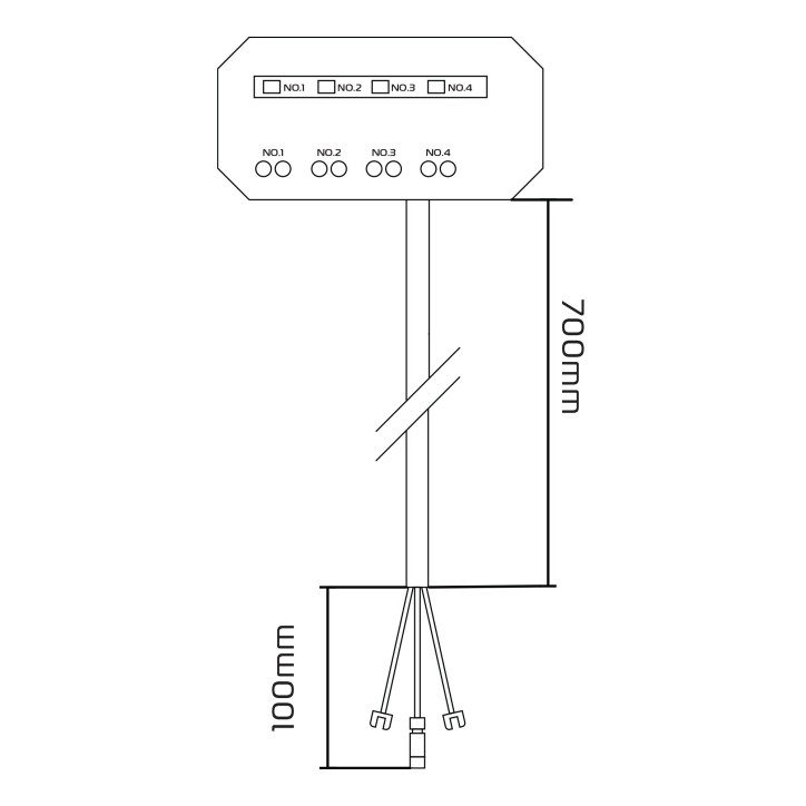 OXFORD skrzynka przyłączeniowa czarna 12V EL112 OXFORD skrzynka przyłączeniowa czarna 12V EL112