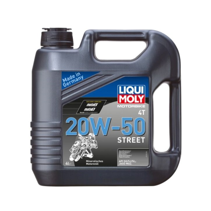 LIQUI MOLY OLEJ 4T 20W50 STREET 4L LIQUI MOLY OLEJ 4T 20W50 STREET 4L